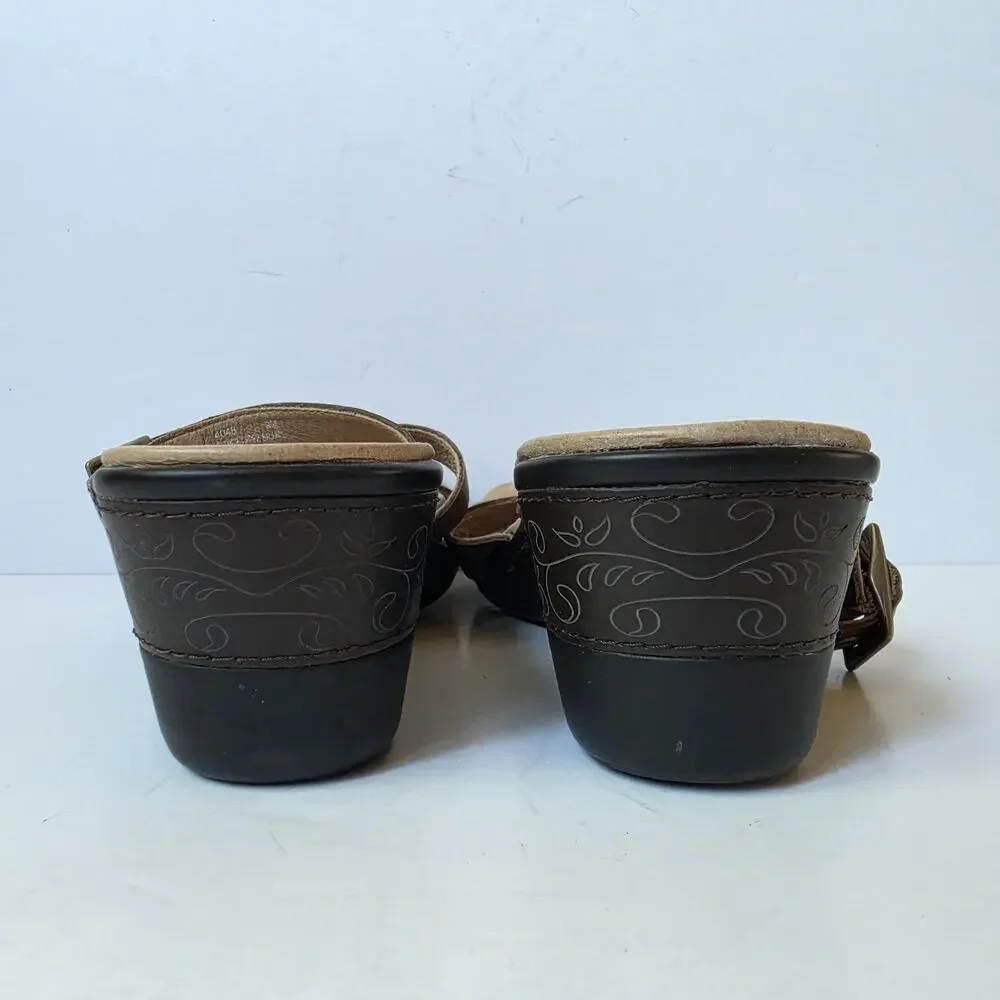Red Wing Sandals Womens Size 9M Brown Leather Slides 4048 Slip On Shoes